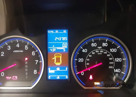 2010 Honda Cr-V Ex из США, поврежденный, VIN 5J6RE4H58AL081470